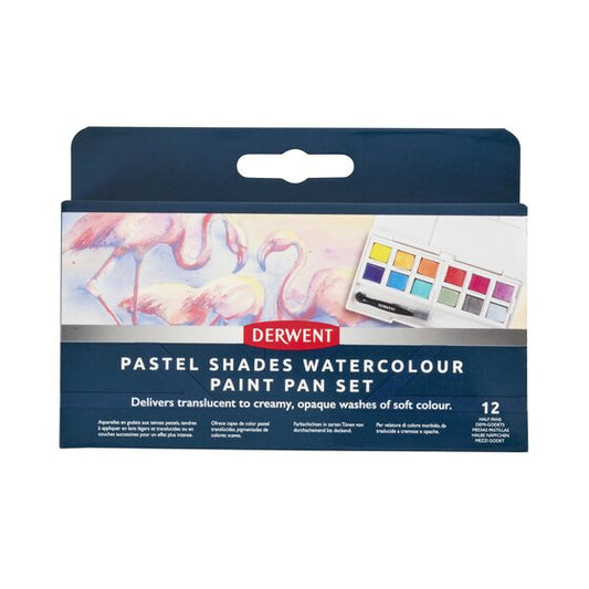 Derwent Pasztell akvarellfesték készlet, 12 db
