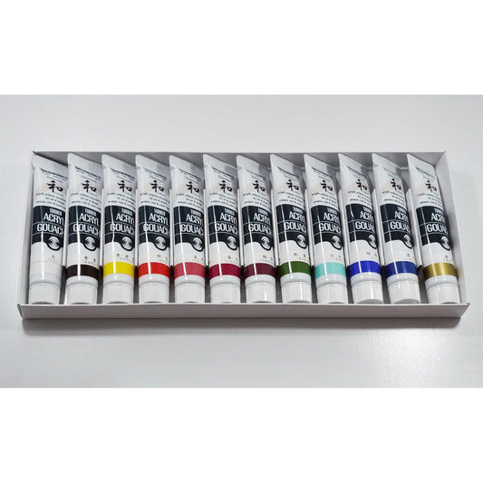 Turner Acrylic Gouache Japanesque "Kaiteki" készlet - 12x20 ml