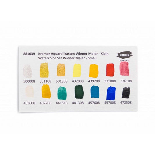 Kremer Viennese Painter Akvarell Paletta