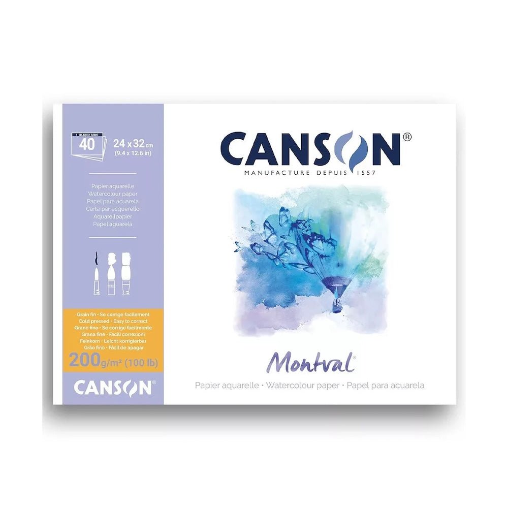 Canson Montval akvarell papír tömb, 300gr