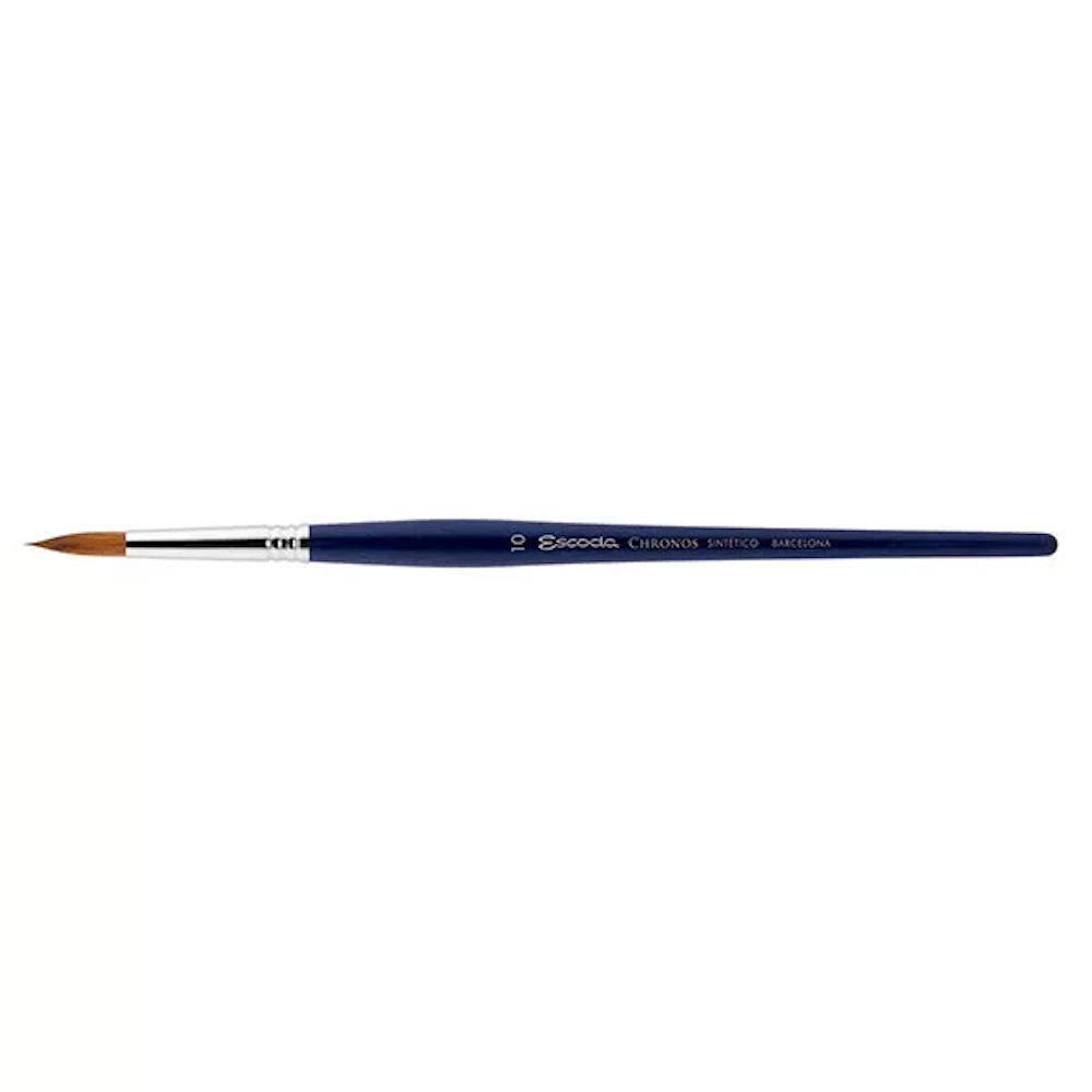 Escoda Chronos szintetikus és természetes szőrű ecset - kerek, hegyes