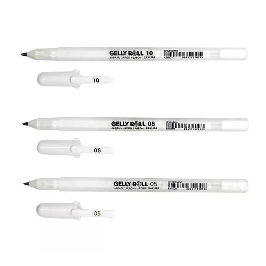 Sakura Gelly Roll fehér zselés toll készlet, 3 db-os