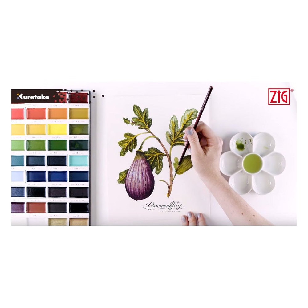 Kuretake Gansai Tambi akvarell festék készlet, 36 szín