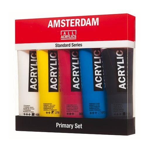 Talens Amsterdam akrilfesték készlet - 5x120 ml