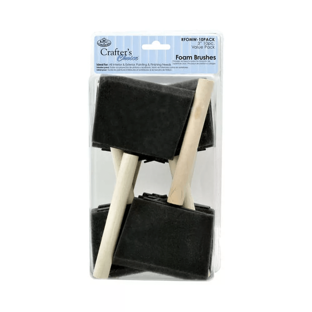 Szivacsecset - 10db, széles