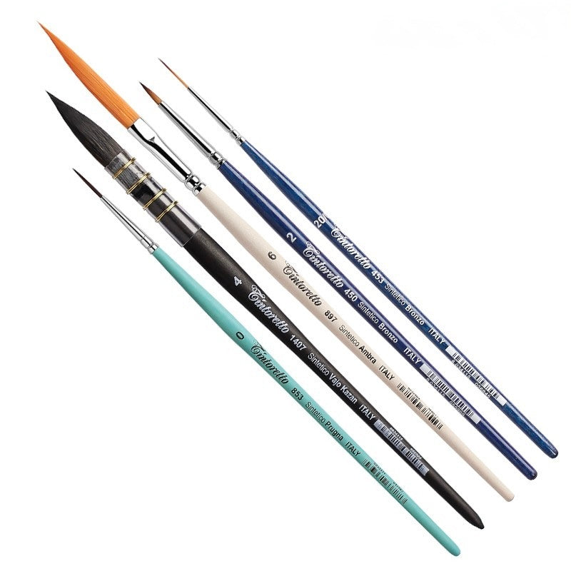 Tintoretto 9003 Acquerello Premium akvarell ecsetkészlet - 5 db