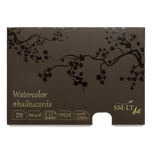SMLT haiku kártyák - akvarell papír, 300 g, 12 lap