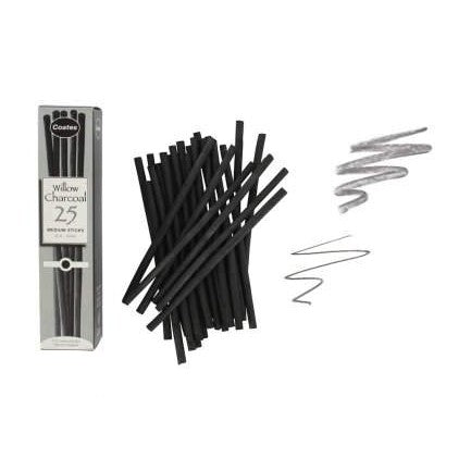 Coates természetes ágszén, 25 db, 4-6 mm