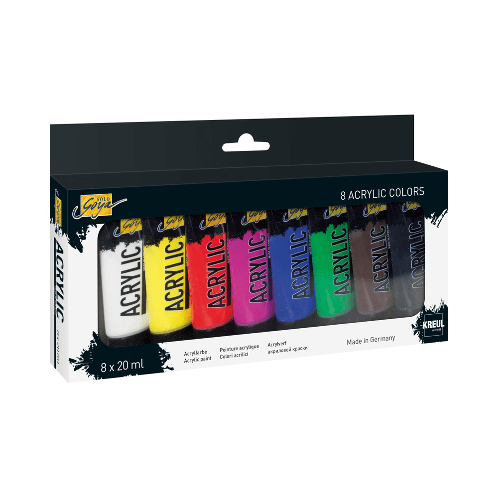 Kreul Solo Goya akrilfesték készlet - 8x20 ml