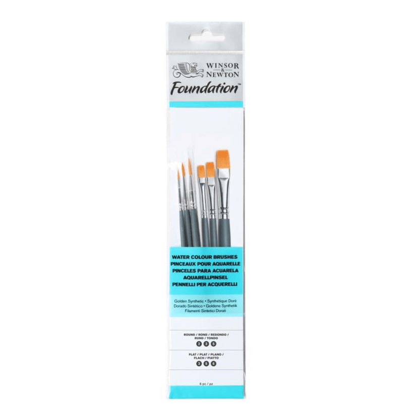 Winsor & Newton akvarell ecset szett, 6db