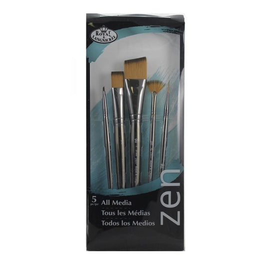 Royal & Langnickel Zen ecsetkészlet, ferde, 5 db