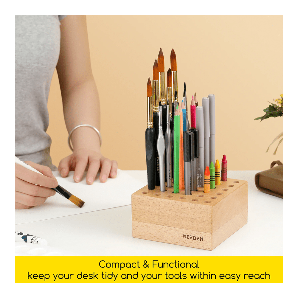 Meeden bükkfa ecsettartó