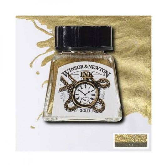 Winsor&Newton tinta, 14 ml - 283, gold