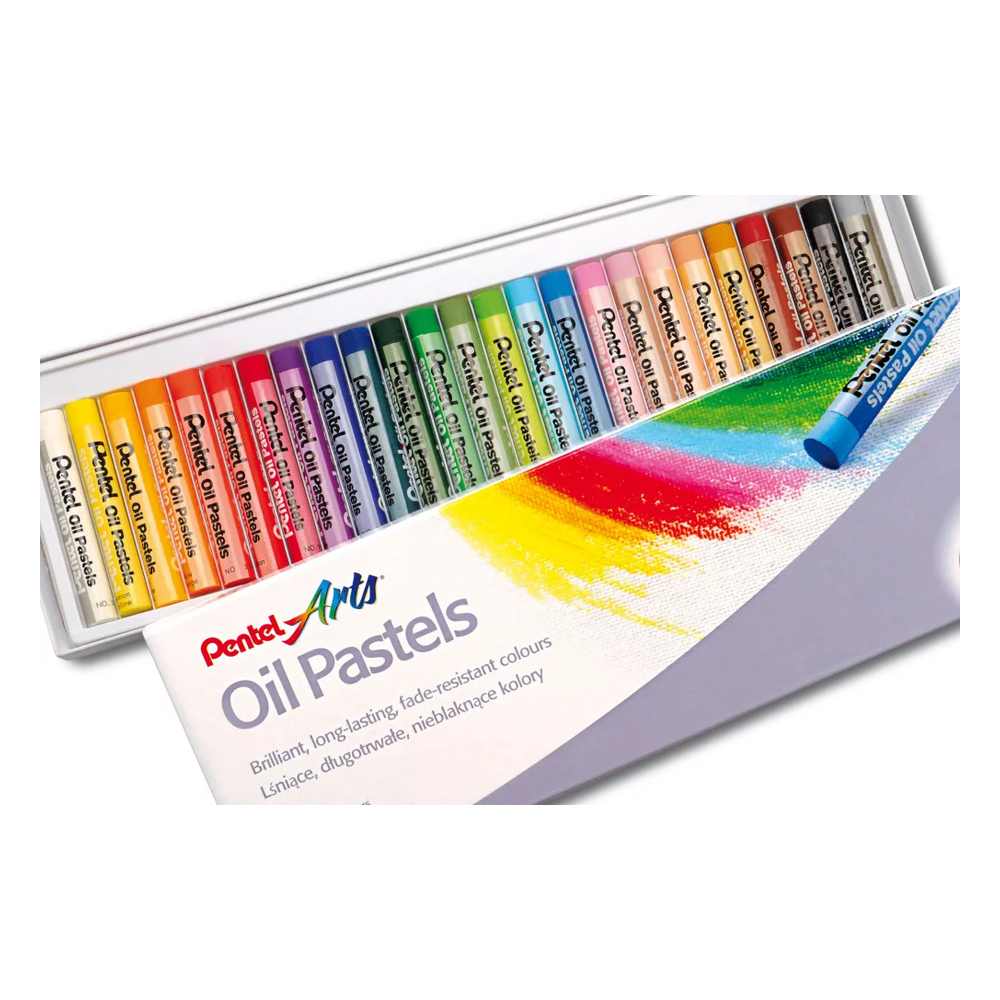 Pentel olajpasztell kréta, 25 db