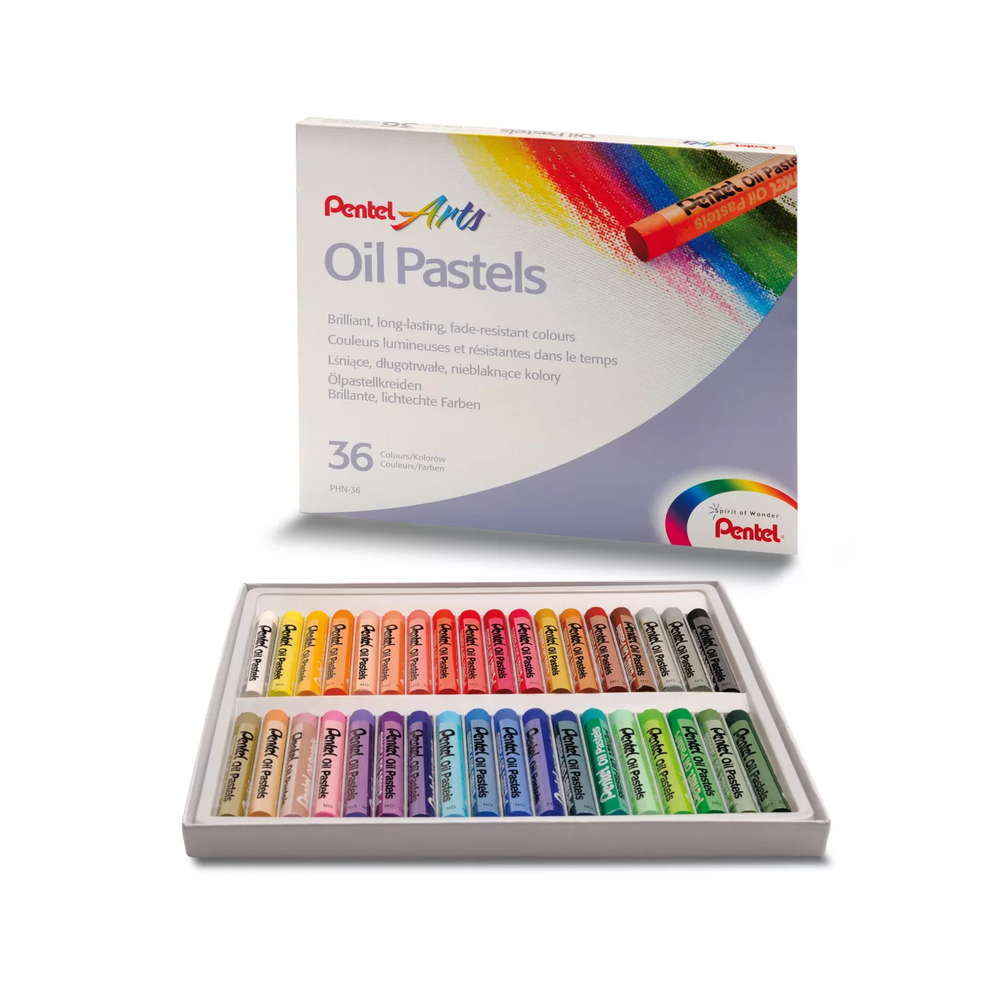 Pentel olajpasztell kréta, 36 db