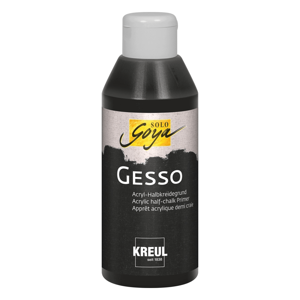 Kreul Solo Goya Gesso Primer - Fekete 250 ml