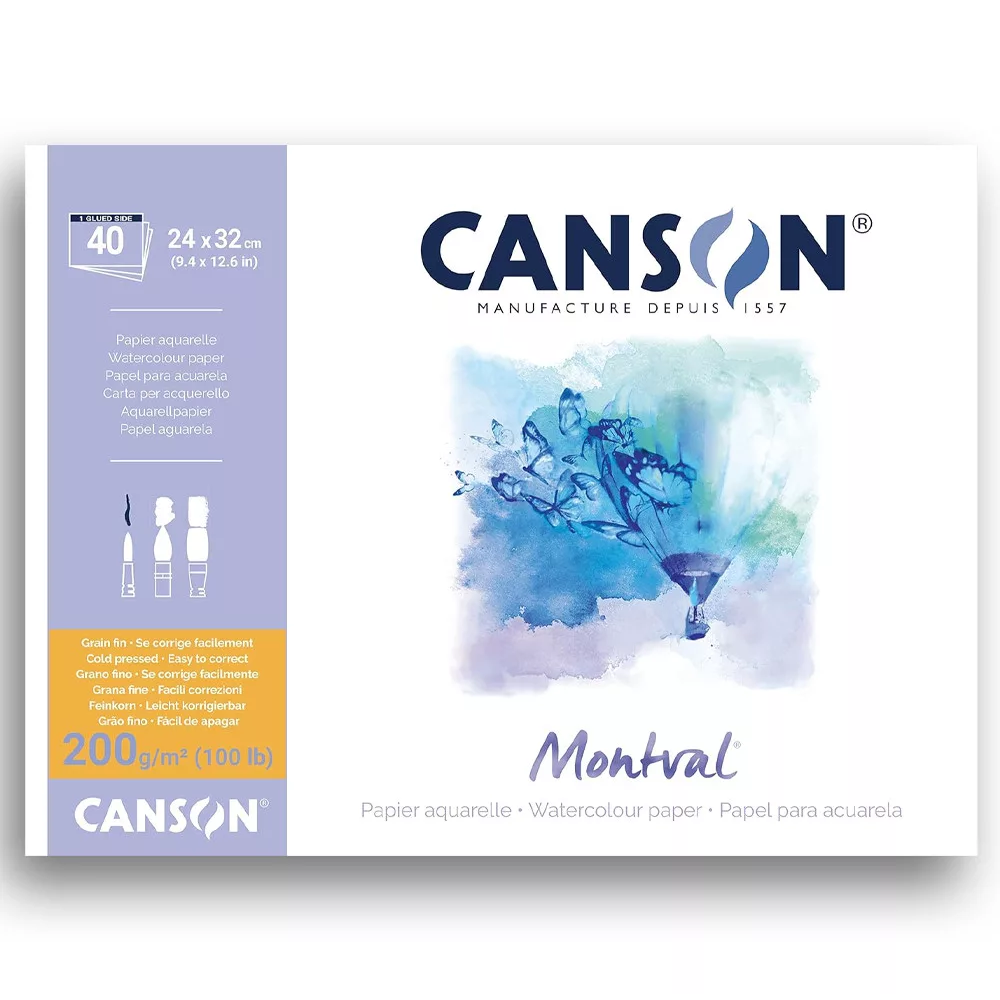 Canson Montval akvarelltömb, 300gr
