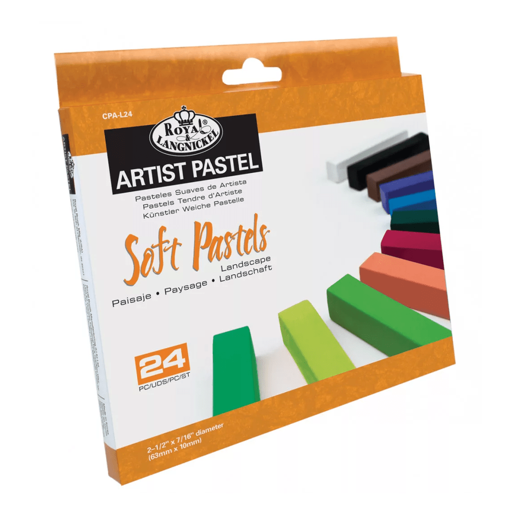 Royal & Langnickel porpasztell készlet tájképekhez, 24 db