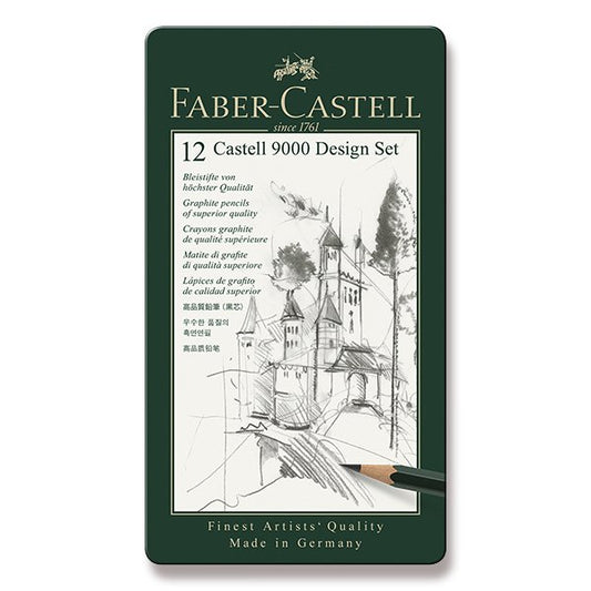 Faber-Castell CASTELL 9000 Design Set 12db-os grafitceruza készlet