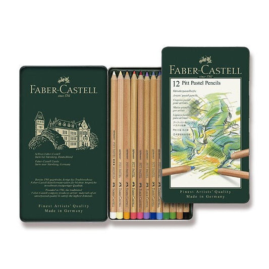 Faber-Castell PITT művész pasztell ceruza készlet 12db-os