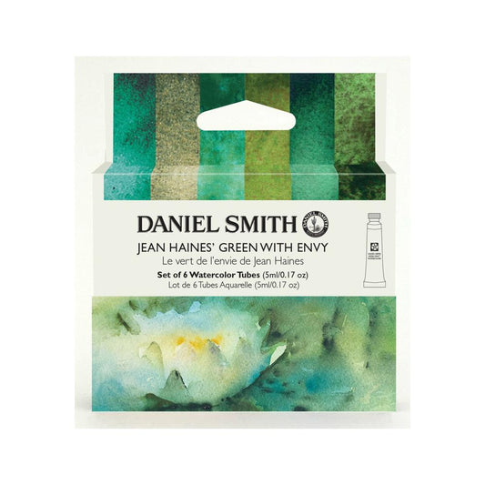 Daniel Smith akvarellfesték készlet, 6x5 ml - Jean Haines' Green with Envy