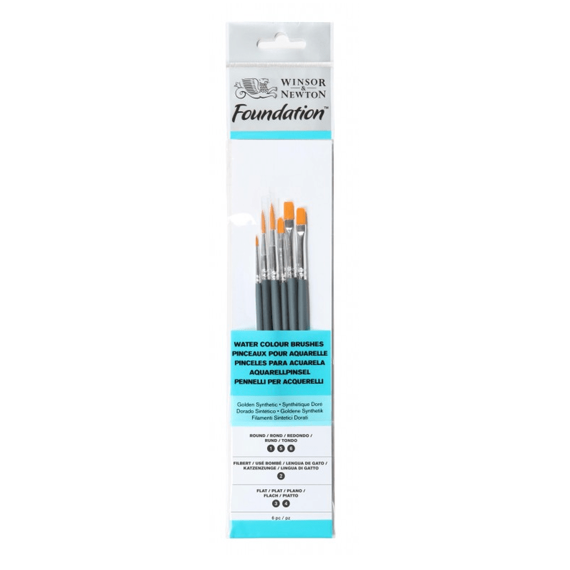 Winsor & Newton akvarell ecset szett, 6db
