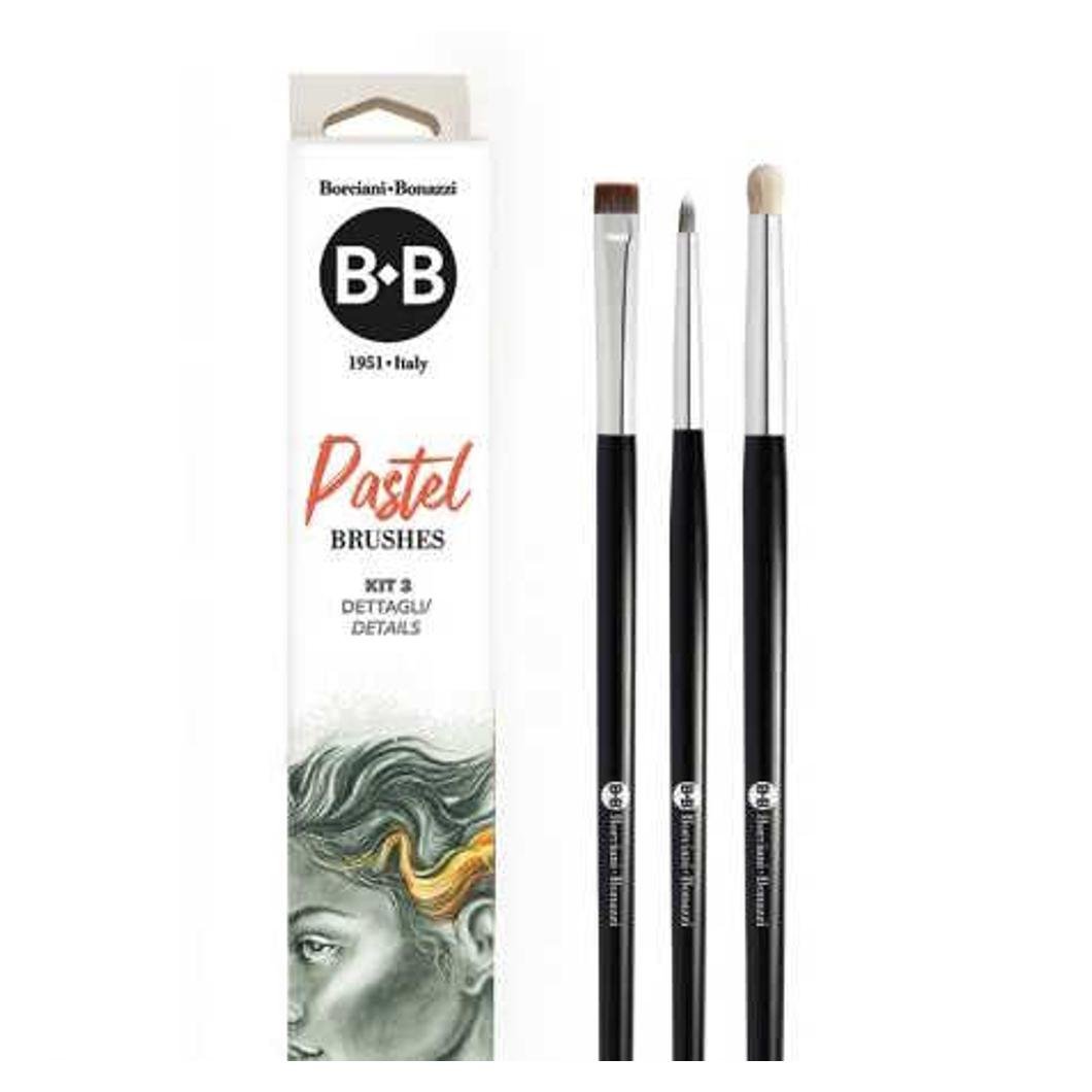 Borciani & Bonazzi Pasztell ecsetkészlet - részletekhez