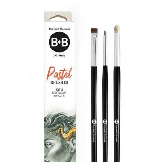 Borciani & Bonazzi Pasztell ecsetkészlet - részletekhez