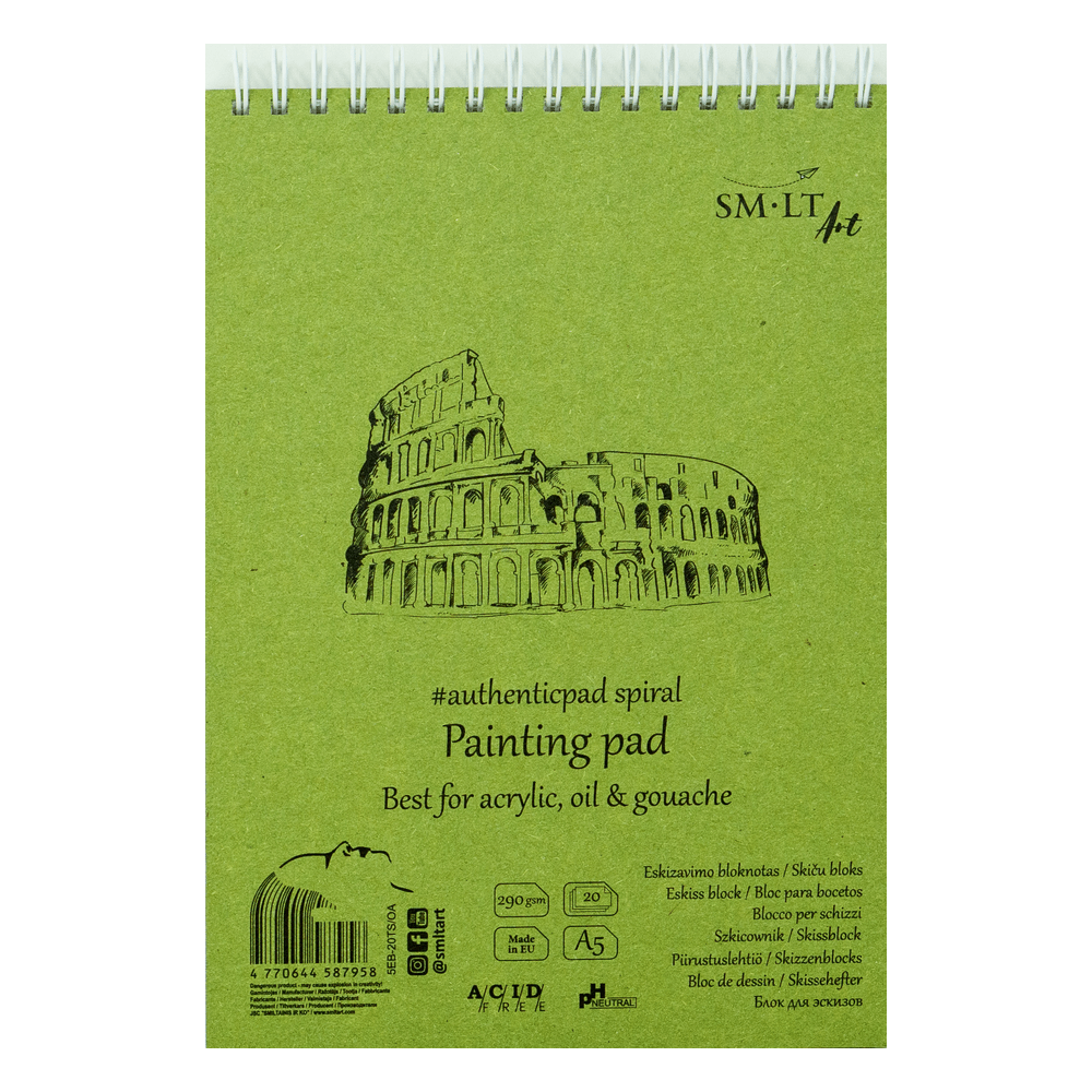 SMLT Drawing Pad akriltömb, 290gr, 20 lap
