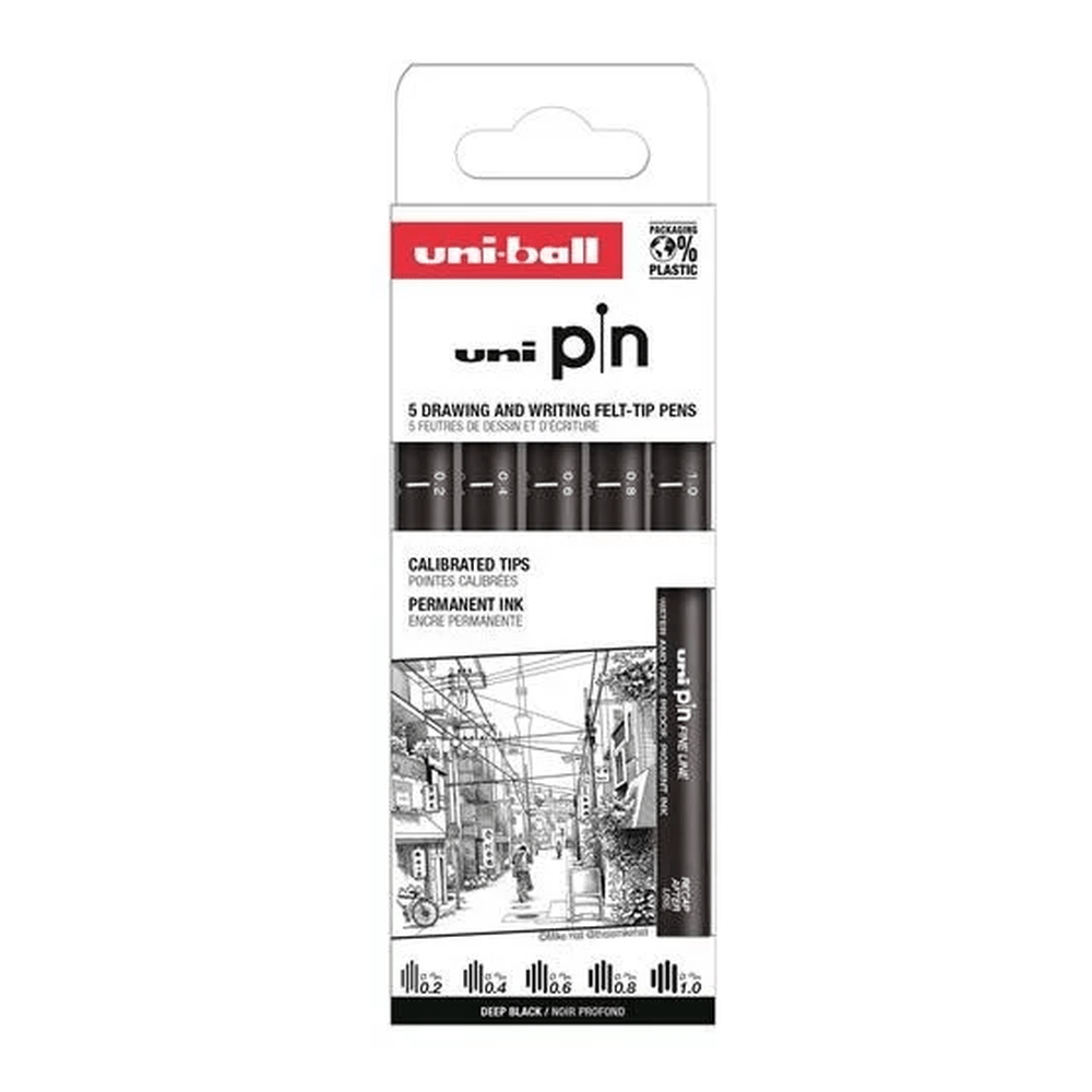 UNI PIN Classic tűfilc készlet, 5db