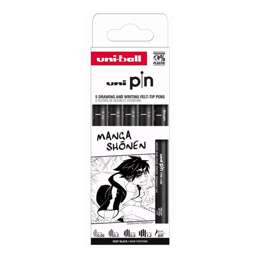 UNI PIN Manga Shonen 5 db-os készlet