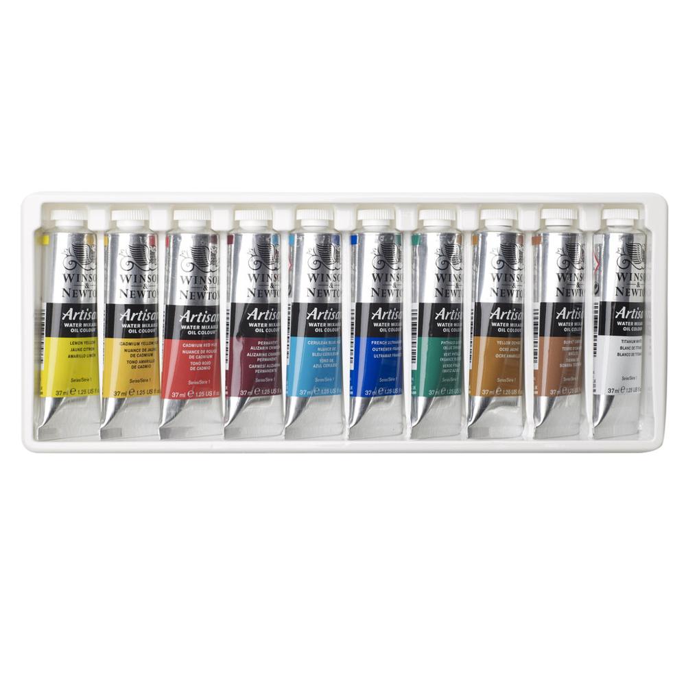 Winsor & Newton Artisan vízzel hígítható olajfesték készlet - 10x37 ml
