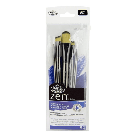 Royal & Langnickel Zen ecsetkészlet, macskanyelv, 5 db