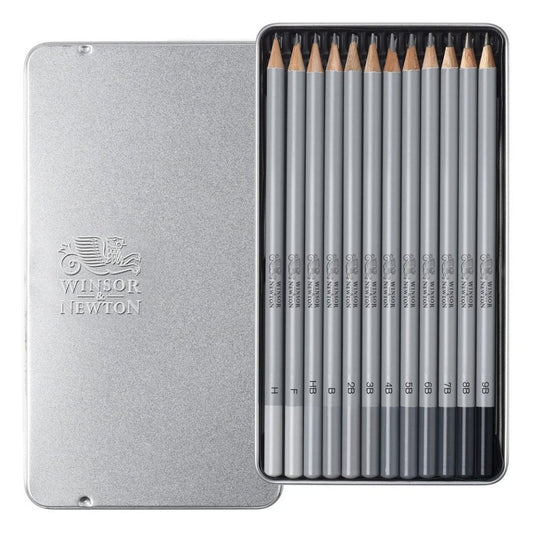 Winsor & Newton grafitceruza készlet, H-9B - 12 db
