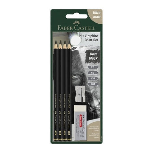 Faber-Castell Pitt Graphite Matt ceruzakészlet, 2B-14B