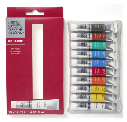 Winsor & Newton Gouache készlet, 10x12 ml