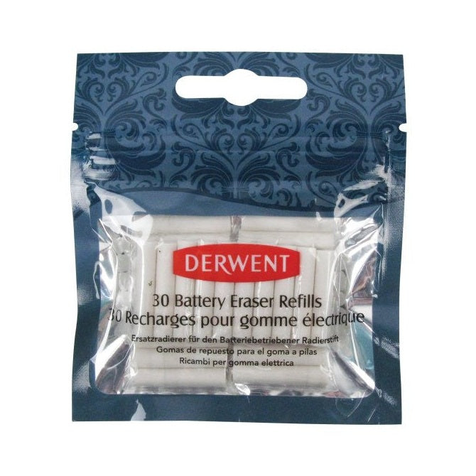 Utántölthető radírhegyek a Derwent elektromos radírjához