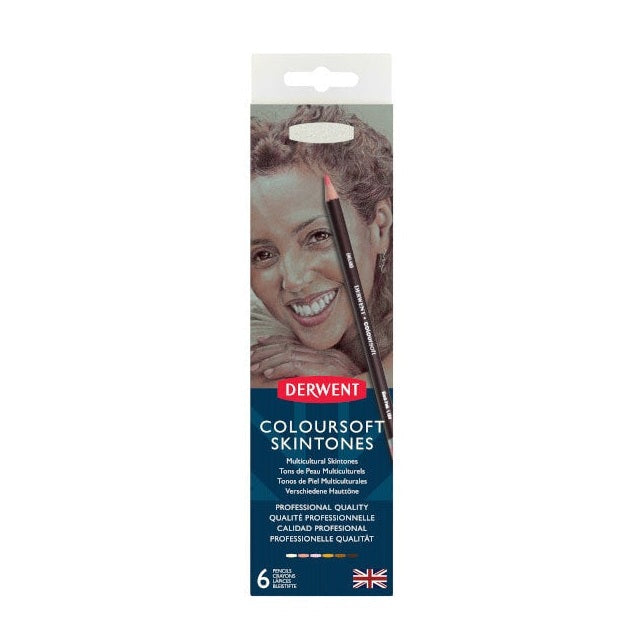 Derwent Coloursoft bőr tónusok színes ceruza készlet, 6db