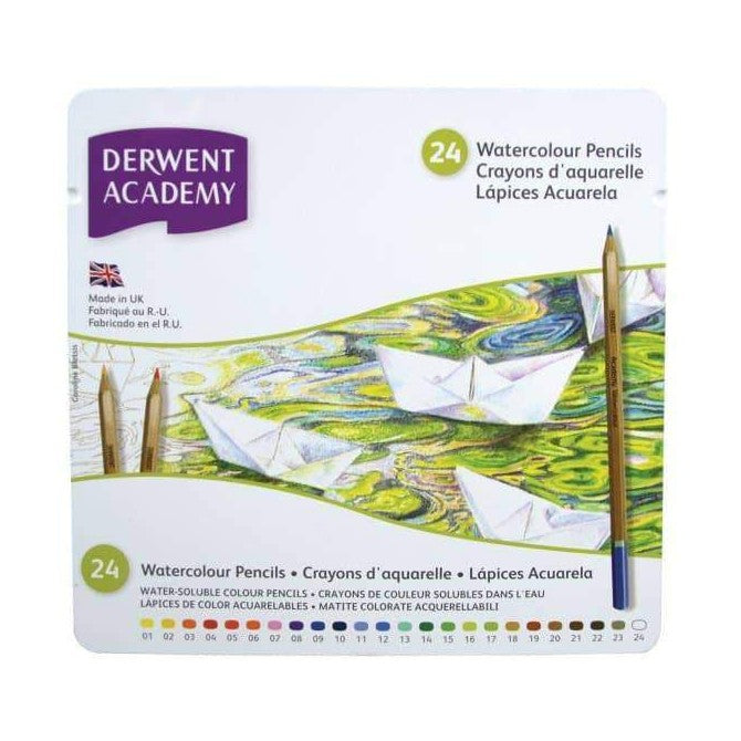 Derwent Academy akvarell ceruzakészlet, 24 db-os