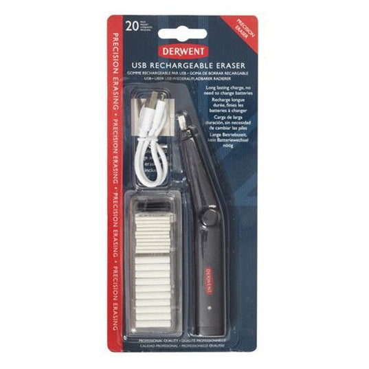Derwent elektromos radír, USB töltővel