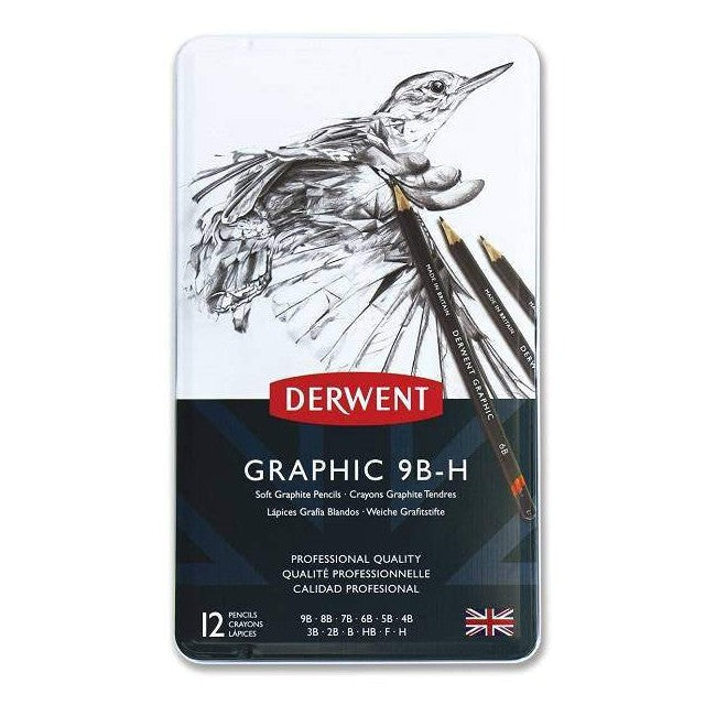 Derwent grafitceruza készlet 12 db-os, puha