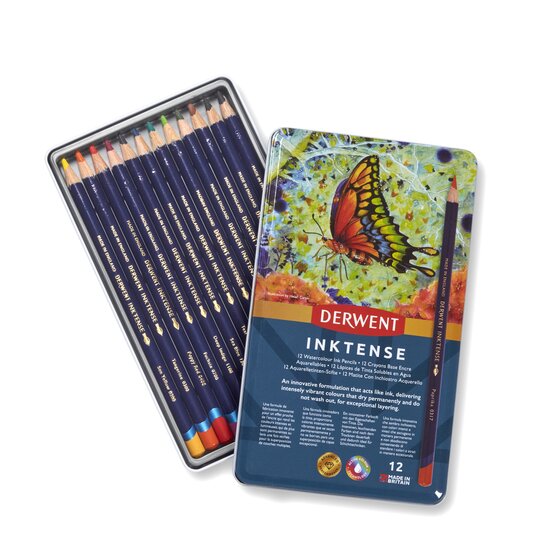 Derwent Inktense akvarell ceruzakészlet 12db