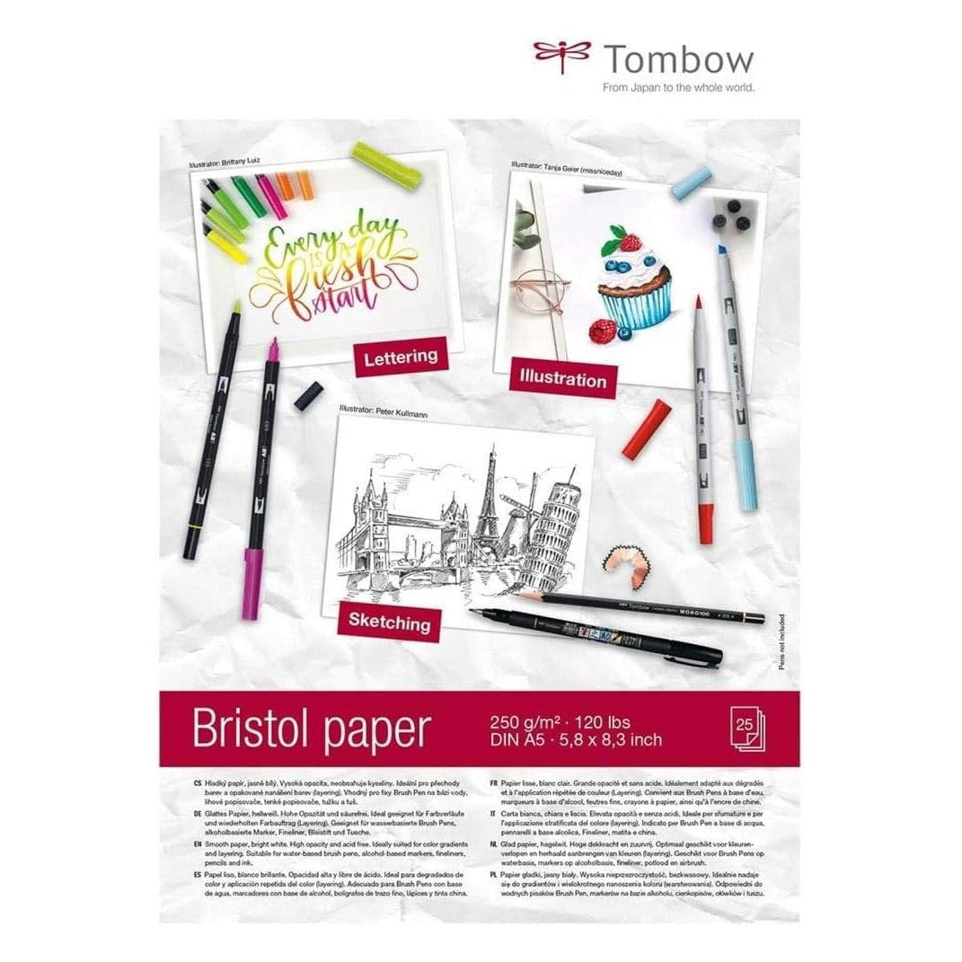 Tombow Bristol rajztömb, 250g/m2, több méretben