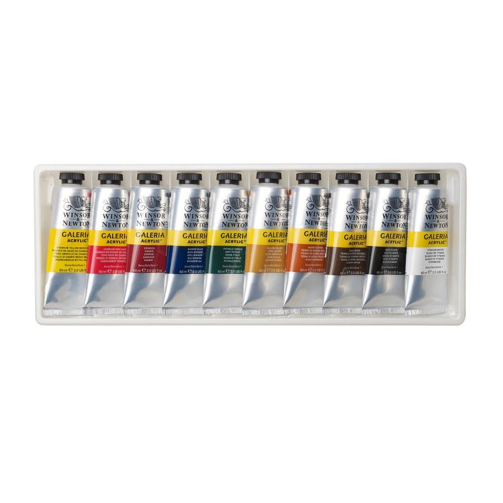 Winsor & Newton Galeria akrilfesték, 10x60ml - Sérült csomagolás