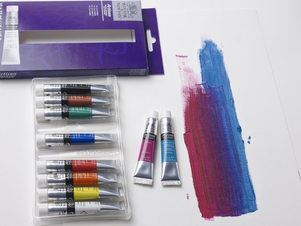 Winsor & Newton Artisan vízzel hígítható olajfesték készlet - 10x12 ml
