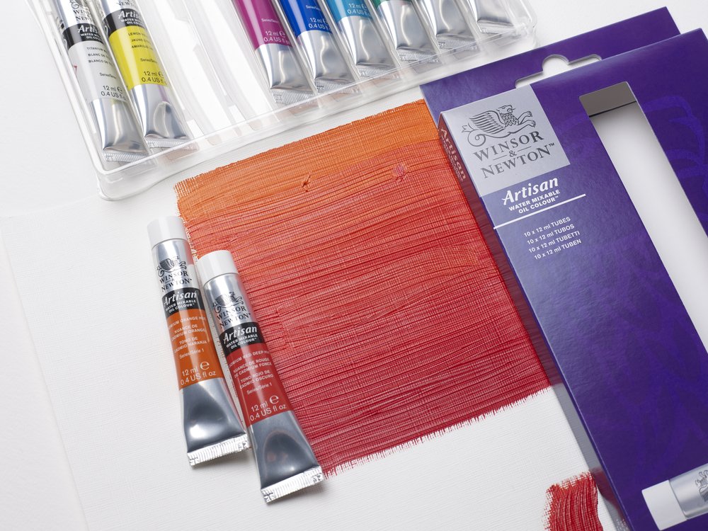 Winsor & Newton Artisan vízzel hígítható olajfesték készlet - 10x12 ml