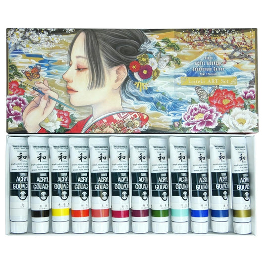 Turner Acrylic Gouache Japanesque "Kaiteki"  készlet - 12x20 ml