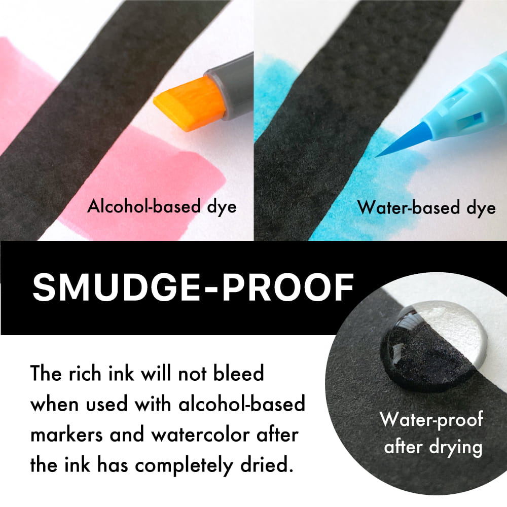 Kuretake Special Black Ink - fekete, 60 ml