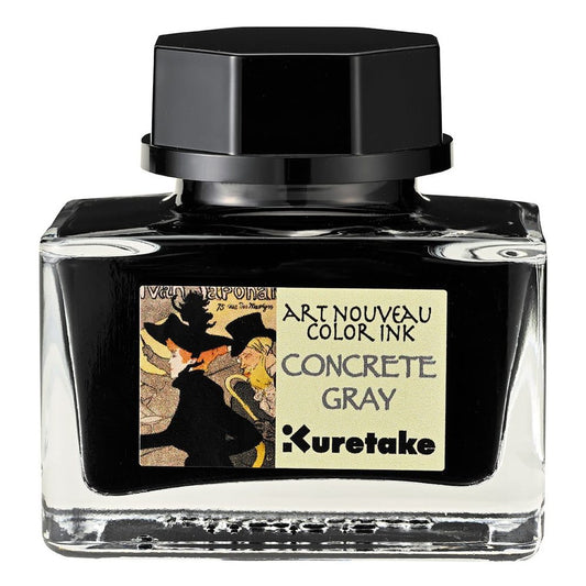 Kuretake Ink-Cafe Art Nouveau - üveges tinta, betonszürke