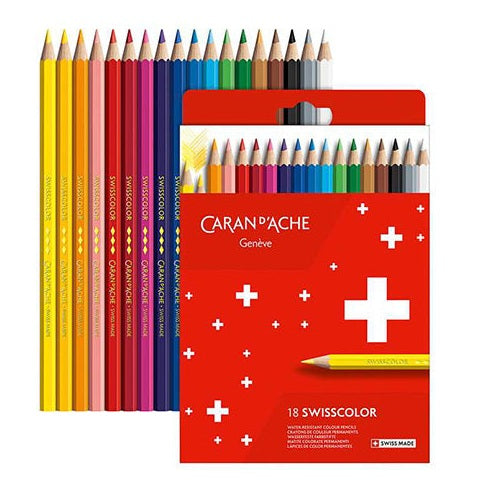 Caran d'Ache Swisscolor Permanent színes ceruza készlet